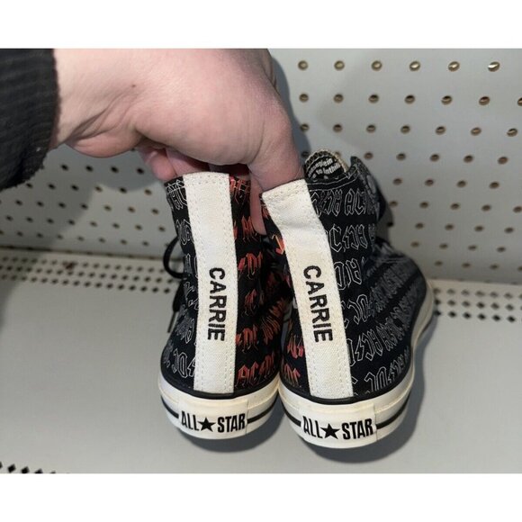 RARE 2009 Converse Chuck Taylor All Star High AC/DC Shoes Mens Size 7 Womens 9 main image 4